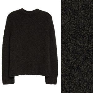 Vince Textured Mock Neck Wool & Cashmere Sweater